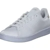 Adidas Advantage W, Schnürschuhe, Damen, white/wonder taupe