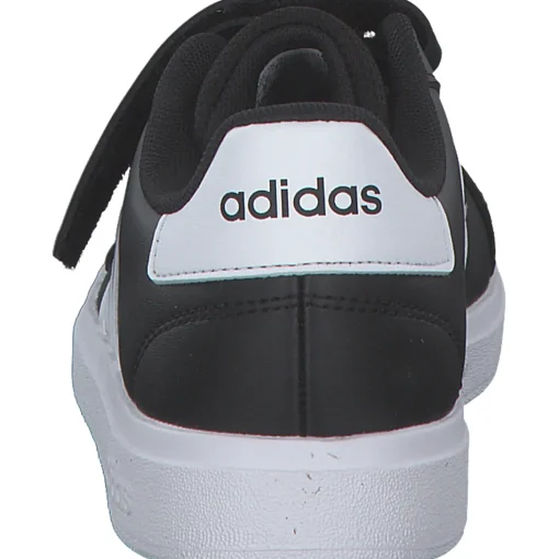 adidas IE5995 Grand Court 2.0 EL C, Slipper (Kinder), Kinder, CBLACK/FTWWHT/CBLACK
