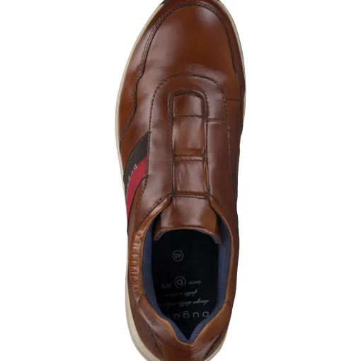 Bugatti A9Q60, Sportliche Slipper, Herren, cognac