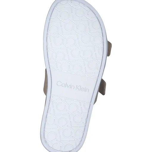 Calvin Klein HW0HW01155+HW0HW01156, Pantoletten, Damen, Beige