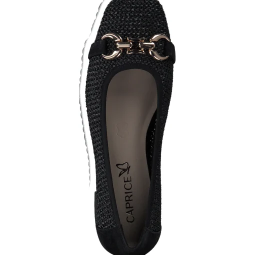 Caprice 22503, Ballerinas, Damen, BLACK COMB