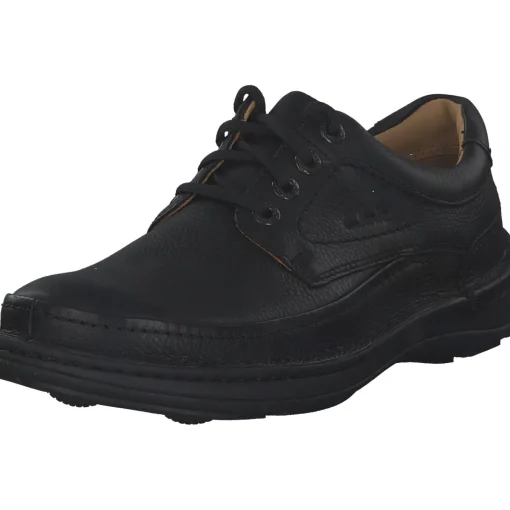 Clarks Nature Three 2033, Business-Schnürschuhe, Herren, Schwarz