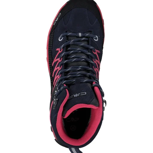 CMP Rigel Mid 3Q12946, Trekkingschuhe, Damen, Blue/Hibiscus