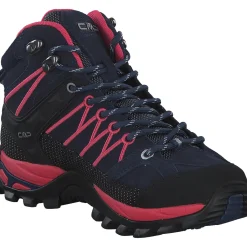 CMP Rigel Mid 3Q12946, Trekkingschuhe, Damen, Blue/Hibiscus