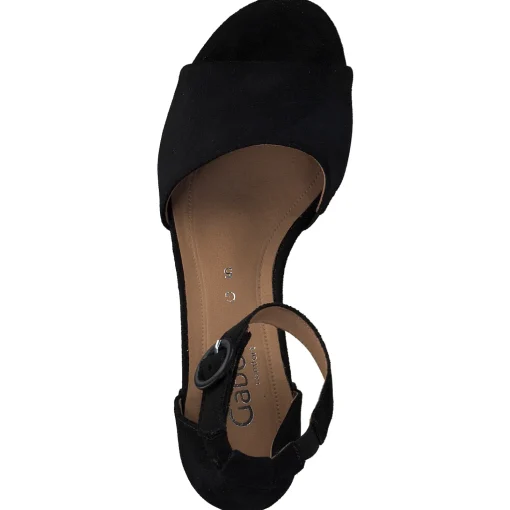 Gabor 82.902, Klassische Sandaletten, Damen, Schwarz