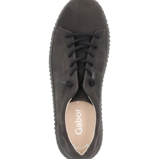 Gabor 43.331, Schnürschuhe, Damen, Grau