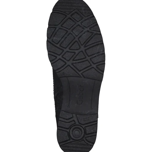 Gabor Comfort Rhodos 92.786, Schnürstiefeletten, Damen, schwarz