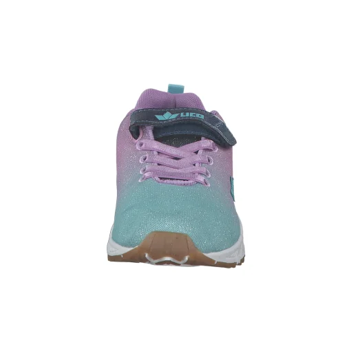 Geka Florina VS, Sportliche Slipper, Kinder, tuerkis/lila/grau