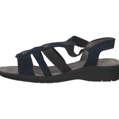 Jana Shoes 28165, Keilsandaletten, Damen, navy