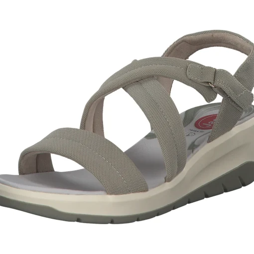 Jana Shoes 28760, Plateau-Sandaletten, Damen, sage