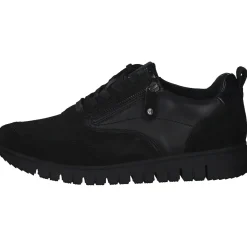 Jana Shoes 83705, Schnürschuhe, Damen, Schwarz