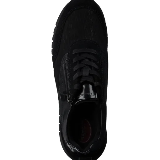 Jana Shoes 83705, Schnürschuhe, Damen, Schwarz