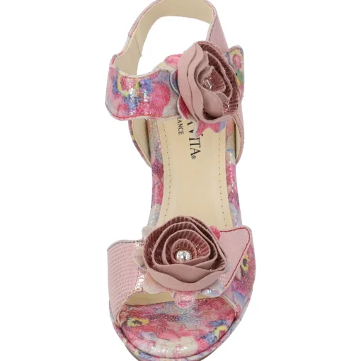 Laura Vita Hicao 624, Plateau-Sandaletten, Damen, Rosa