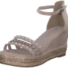 Marco Tozzi 88303-20, Keilsandaletten, Damen, POWDER