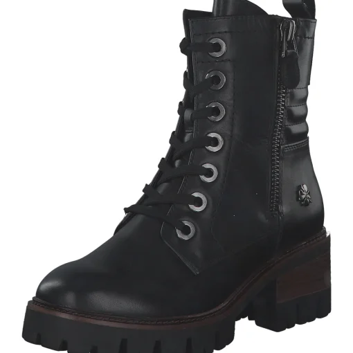 Marco Tozzi 85211, Schnürstiefeletten, Damen, black antic