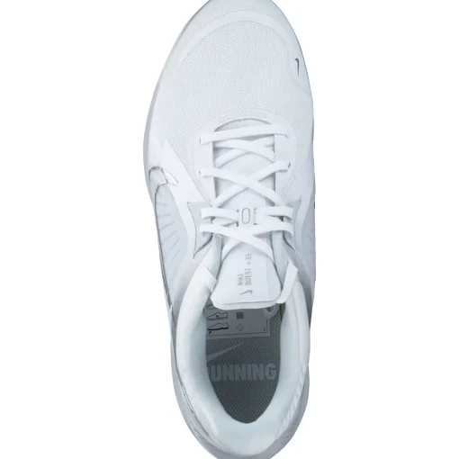 Nike Quest 5 DD9291, Schnürschuhe, Damen, white/met silver pure platinum