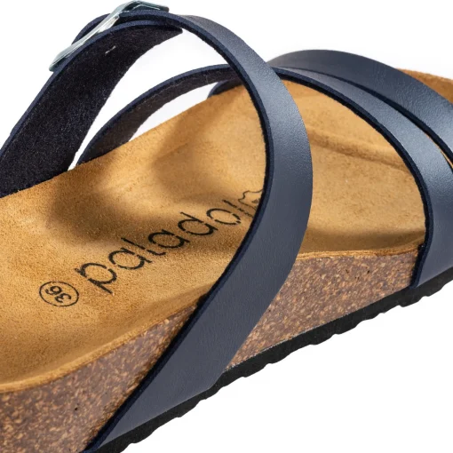 Palado Chios, Pantoletten, Damen, Basic Blau Matt