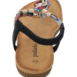 Palado Chriana, Riemchensandalen, Damen, Schwarz