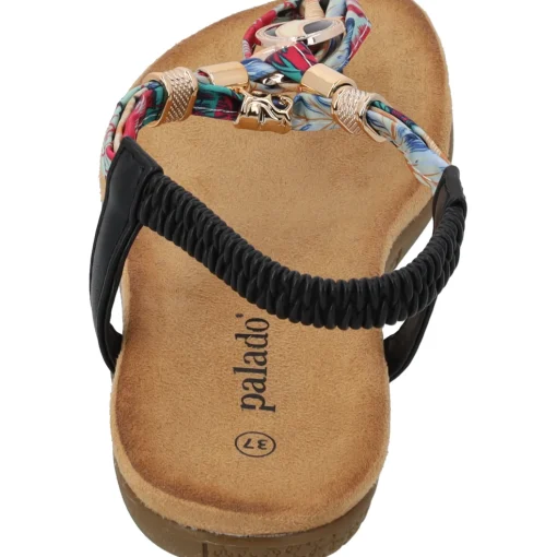 Palado Chriana, Riemchensandalen, Damen, Schwarz