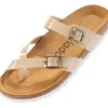 Palado Cres Lack, Pantoletten, Damen, Beige
