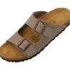 Palado Korfu Oiled Premium Leather Herren, Pantoletten, Herren, Grau