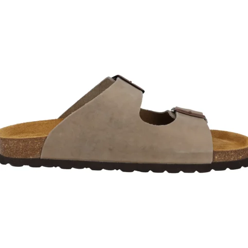 Palado Korfu Oiled Premium Leather Herren, Pantoletten, Herren, Grau