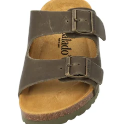 Palado Korfu Oiled Premium Leather Herren, Pantoletten, Herren, Khaki