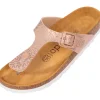 Palado Kos Prints, Zehentrenner, Damen, Lines Rosa