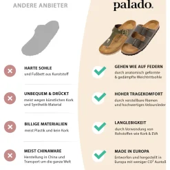 Palado Malta Lack, Pantoletten, Damen, Rosa