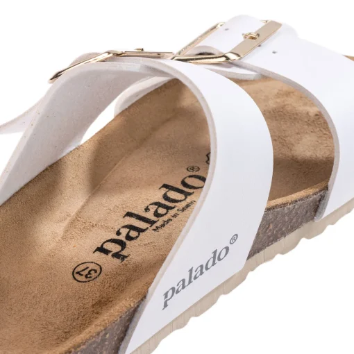 Palado Samos EGS, Pantoletten, Damen, Weiß Matt
