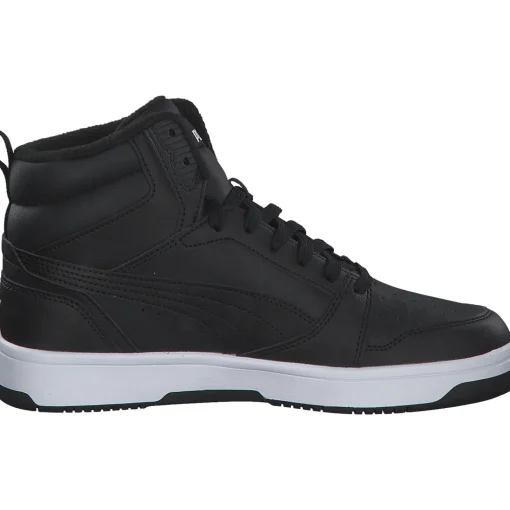 Puma Rebound v6 Mid Jr. 394685, Winterstiefel, Kinder, Grau (Shadow gray)