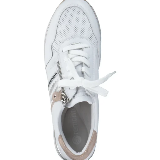 Remonte D1318, Schnürschuhe, Damen, weiss/argento/rosegold/weiss