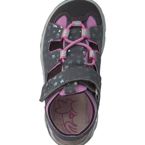 Ricosta Gery 2900302 W, Sandalen (Kinder), Kinder, graphit/rosada