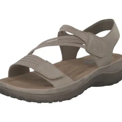 Rieker 64870, Keilsandaletten, Damen, ginger/cliff-weiss