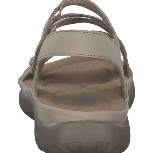 Rieker 64870, Keilsandaletten, Damen, ginger/cliff-weiss