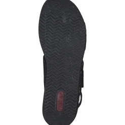 Rieker 62950, Keilsandaletten, Damen, Schwarz