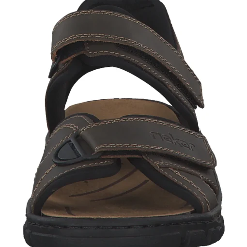 Rieker 25051, Klassische Sandalen, Herren, braun/schwarz