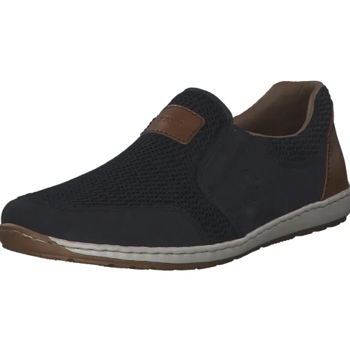 Rieker 08869, Slipper, Herren, pazifik/navy/amaretto