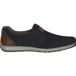 Rieker 08869, Slipper, Herren, pazifik/navy/amaretto