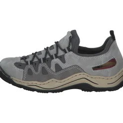 Rieker L0539, Slipper, Damen, cement/grey/blei