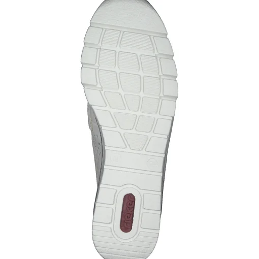 Rieker N3356, Slipper, Damen, offwhite/porzellan