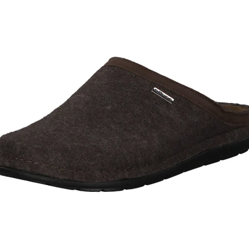 Rohde 6740, Filzpantoffeln, Herren, Braun (Espresso/Walnut)