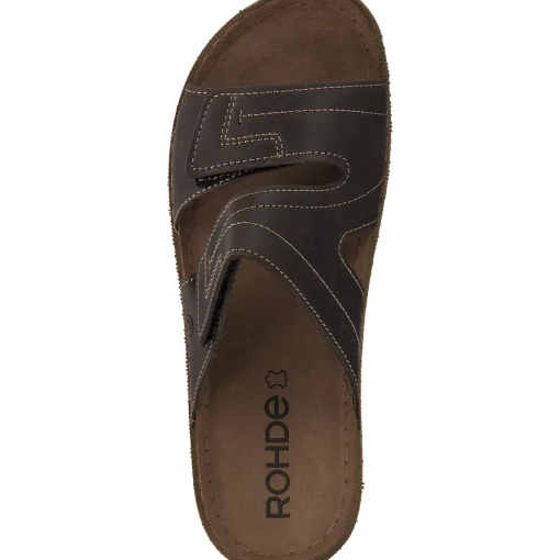 Rohde 5972, Pantoletten & Badeschuhe, Herren, MOCCA