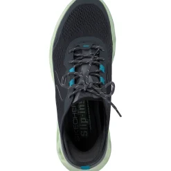 Skechers 232921, Slipper, Herren, Charcoal Hotmelt/Mesh/Lime Tri