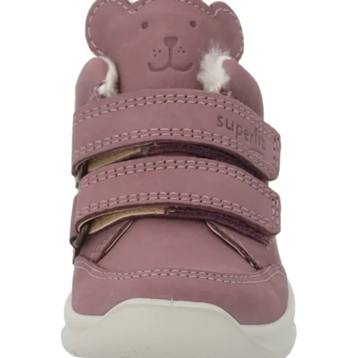 Superfit 1-000372-8510 Stiefelette Leder, Lauflernschuhe, Kinder, LILA