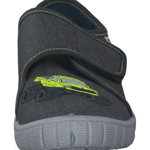 Superfit BILL 00278, Hausschuhe, Kinder, Dunkelgrau