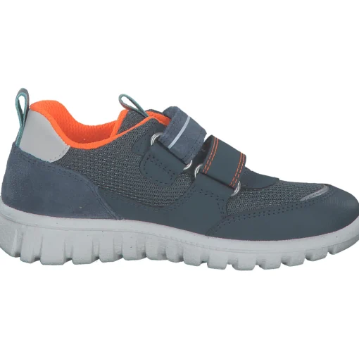 Superfit SPORT7 MINI 06203 M, Slipper (Kinder), Kinder, BLAU/ORANGE