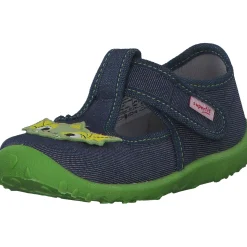 Superfit SPOTTY 09256, Hausschuhe, Kinder, BLAU/GRÜN
