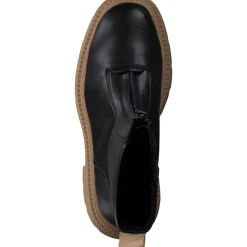 Tamaris 25406, Klassische Stiefeletten, Damen, BLACK/CAMEL