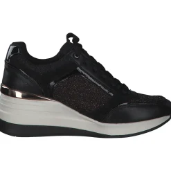 Tamaris 23703, Sneakers Low, Damen, BLACK/COPPER